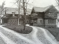 House of A.C. Helmholz, Exterior, Pine Lake, WI, 1916, Lithograph. Schuchardt & Judell.