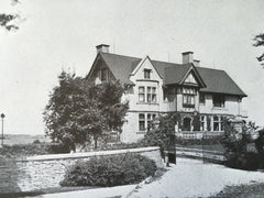 House of D.P. Lamareaux, Esq., Beaver Dam, WI, 1916, Lithograph.  Brust & Philipp