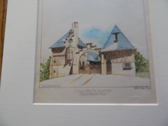 Stable, Mr. Sweet, Grand Rapids, MI 1892. Original Plan. T. Roney Williamson.